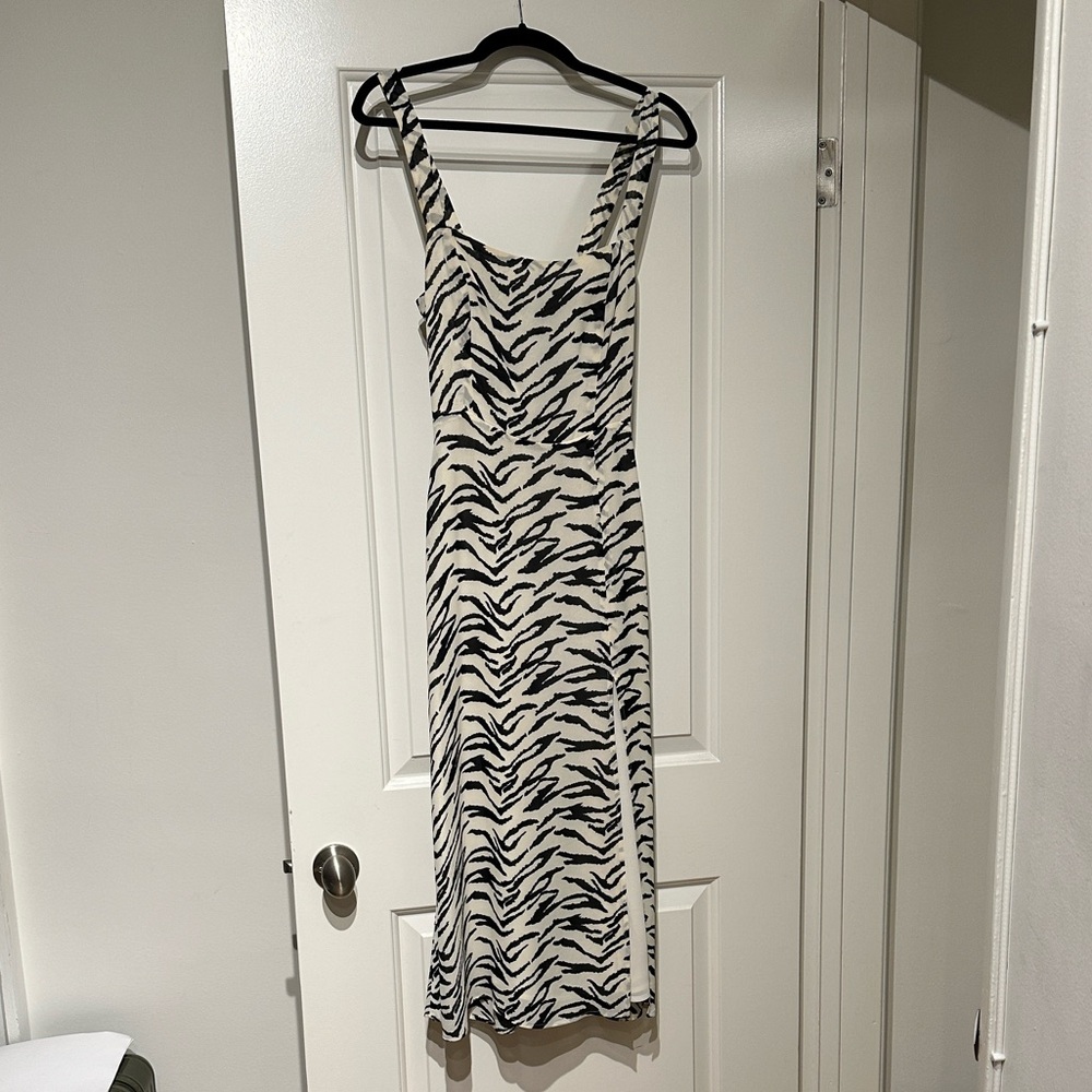 Reformation zebra dress